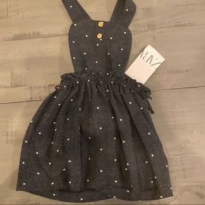 Zara Pinafore dress, NWT, size 3-4 girls ❤️❤️